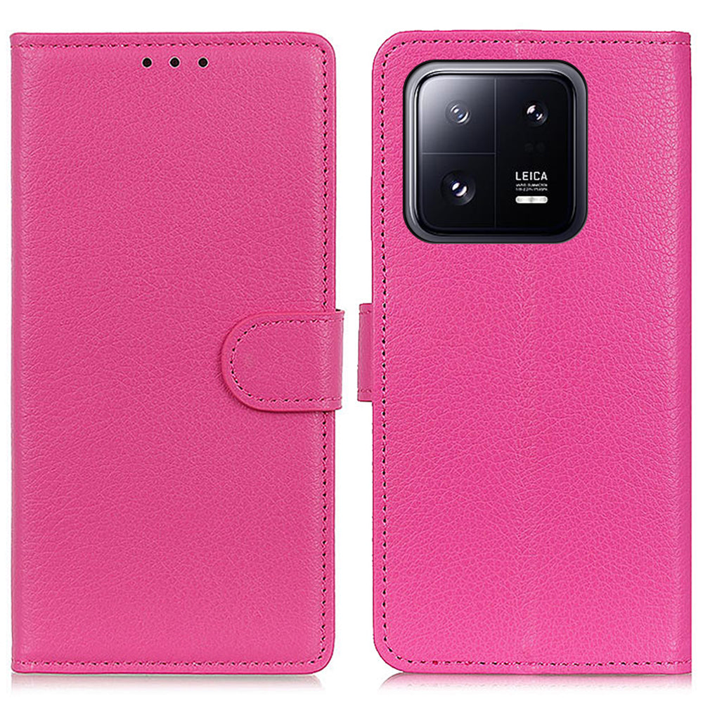 Flip Mobile Phone Case for Xiaomi 13 Pro 5G Wallet Stand Classic Litchi Texture PU Leather TPU Full Protection Cover Flip Mobile Phone Case for Xiaomi 13 Pro 5G Wallet Stand Classic Litchi Texture PU Leather TPU Full Protection Cover